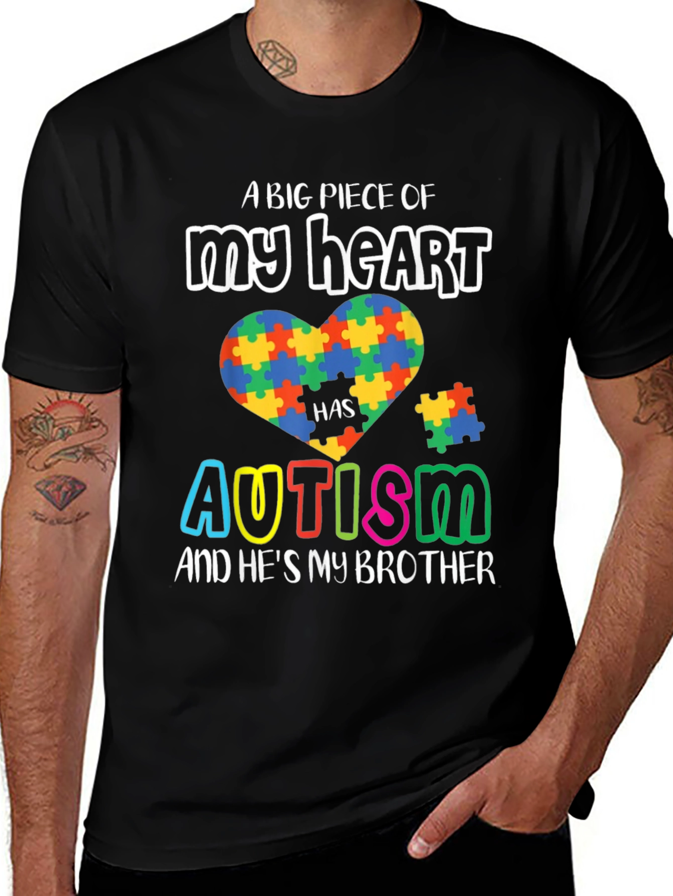 Autism Awareness T-Shirt: A Big Piece of My Heart