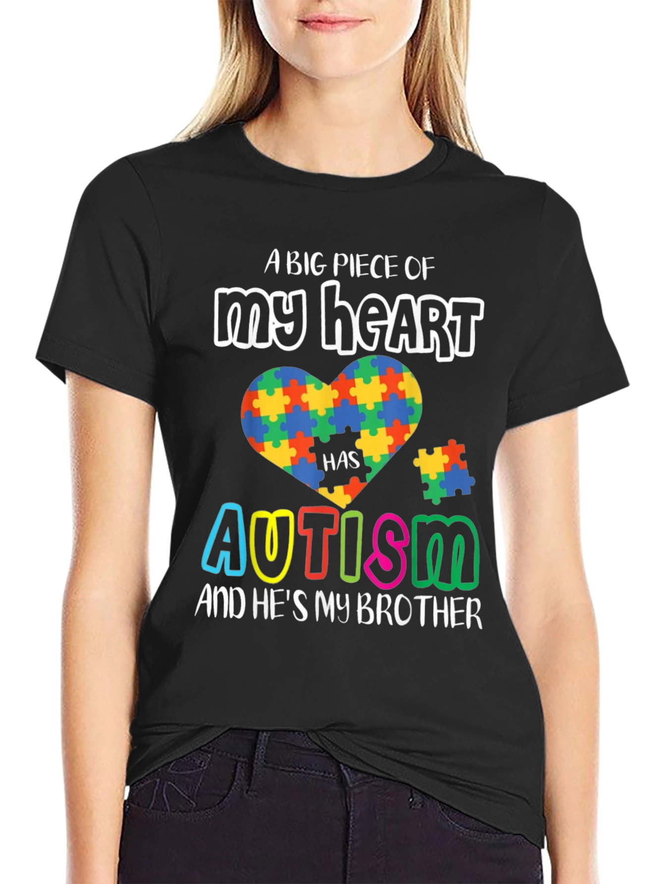 Autism Awareness T-Shirt: A Big Piece of My Heart