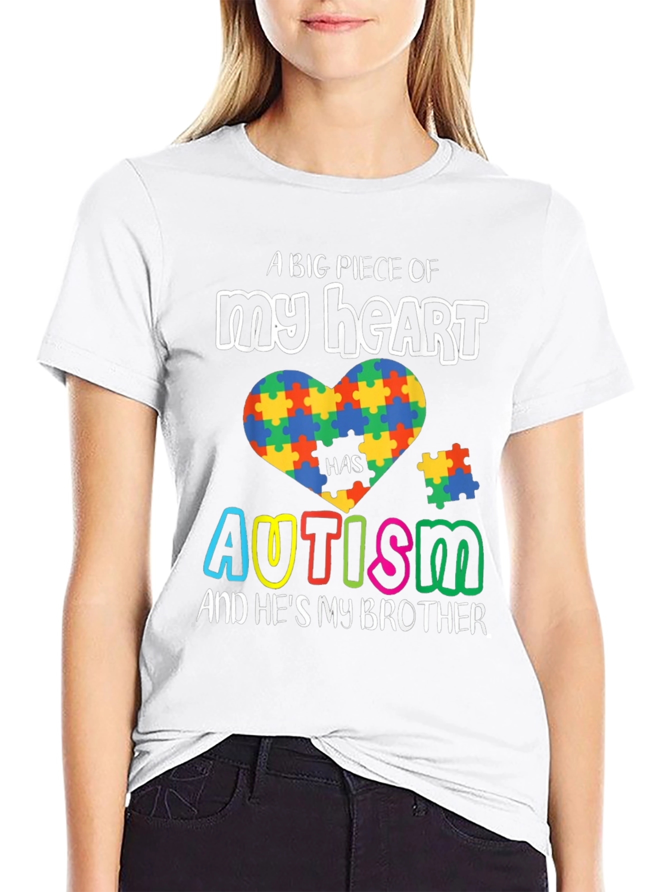 Autism Awareness T-Shirt: A Big Piece of My Heart