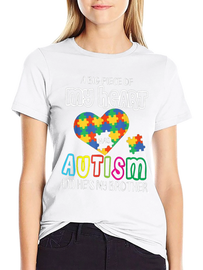 Autism Awareness T-Shirt: A Big Piece of My Heart