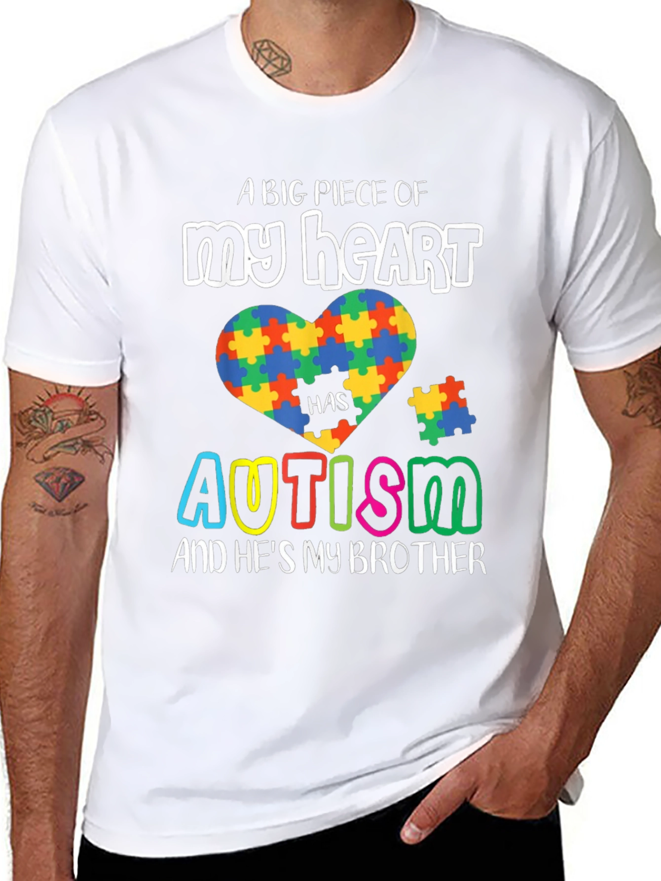 Autism Awareness T-Shirt: A Big Piece of My Heart