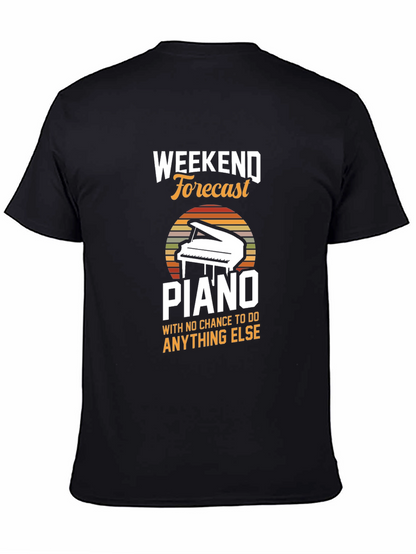 Weekend Forecast Piano T-Shirt