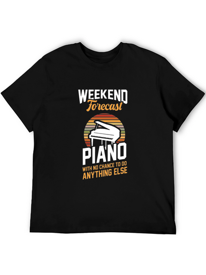 Weekend Forecast Piano T-Shirt