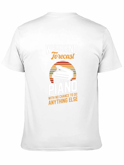 Weekend Forecast Piano T-Shirt
