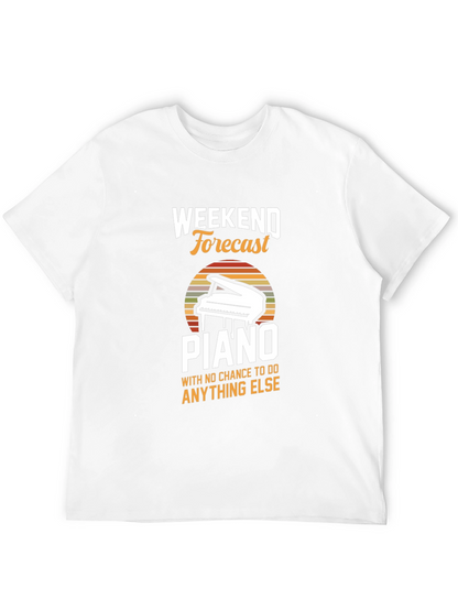 Weekend Forecast Piano T-Shirt