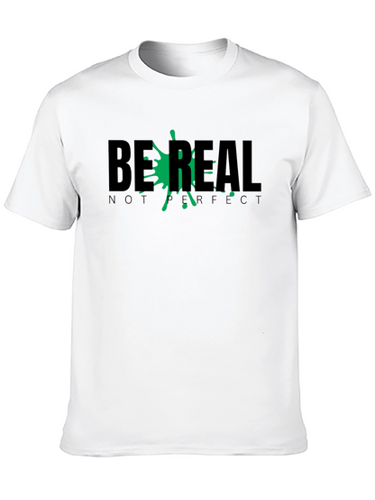 Be Real T-Shirt - Relaxed Fit Black Tee
