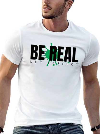 Be Real T-Shirt - Relaxed Fit Black Tee