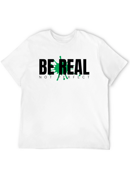 Be Real T-Shirt - Relaxed Fit Black Tee