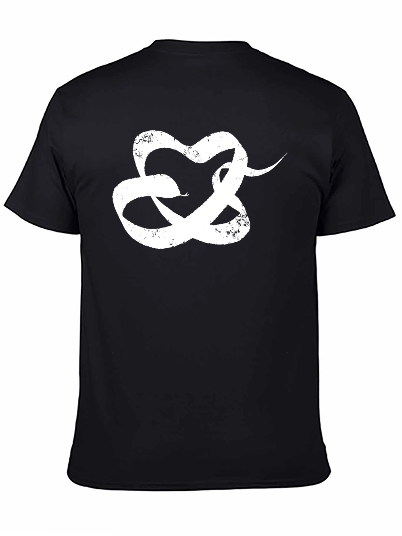 Snake Heart T-Shirt - Black Graphic Tee