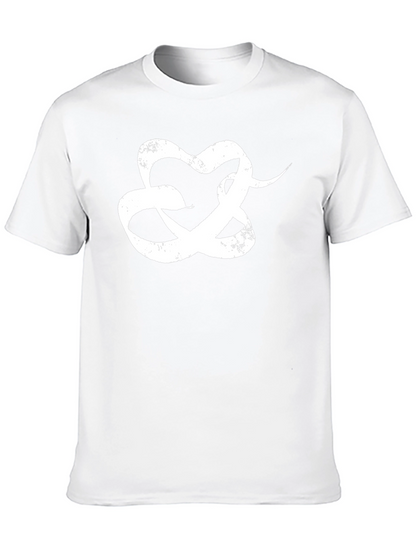 Snake Heart T-Shirt - Black Graphic Tee