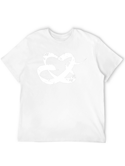 Snake Heart T-Shirt - Black Graphic Tee