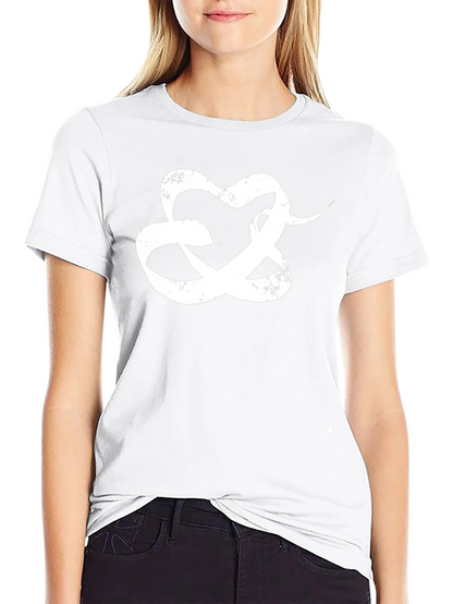Snake Heart T-Shirt - Black Graphic Tee