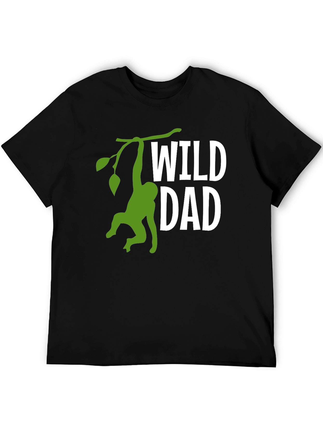 Wild Dad Monkey Graphic T-Shirt