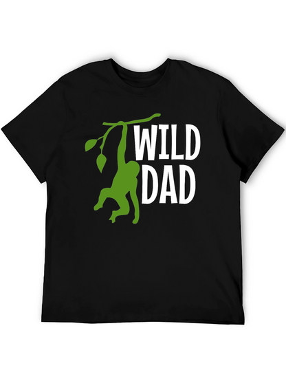 Wild Dad Monkey Graphic T-Shirt