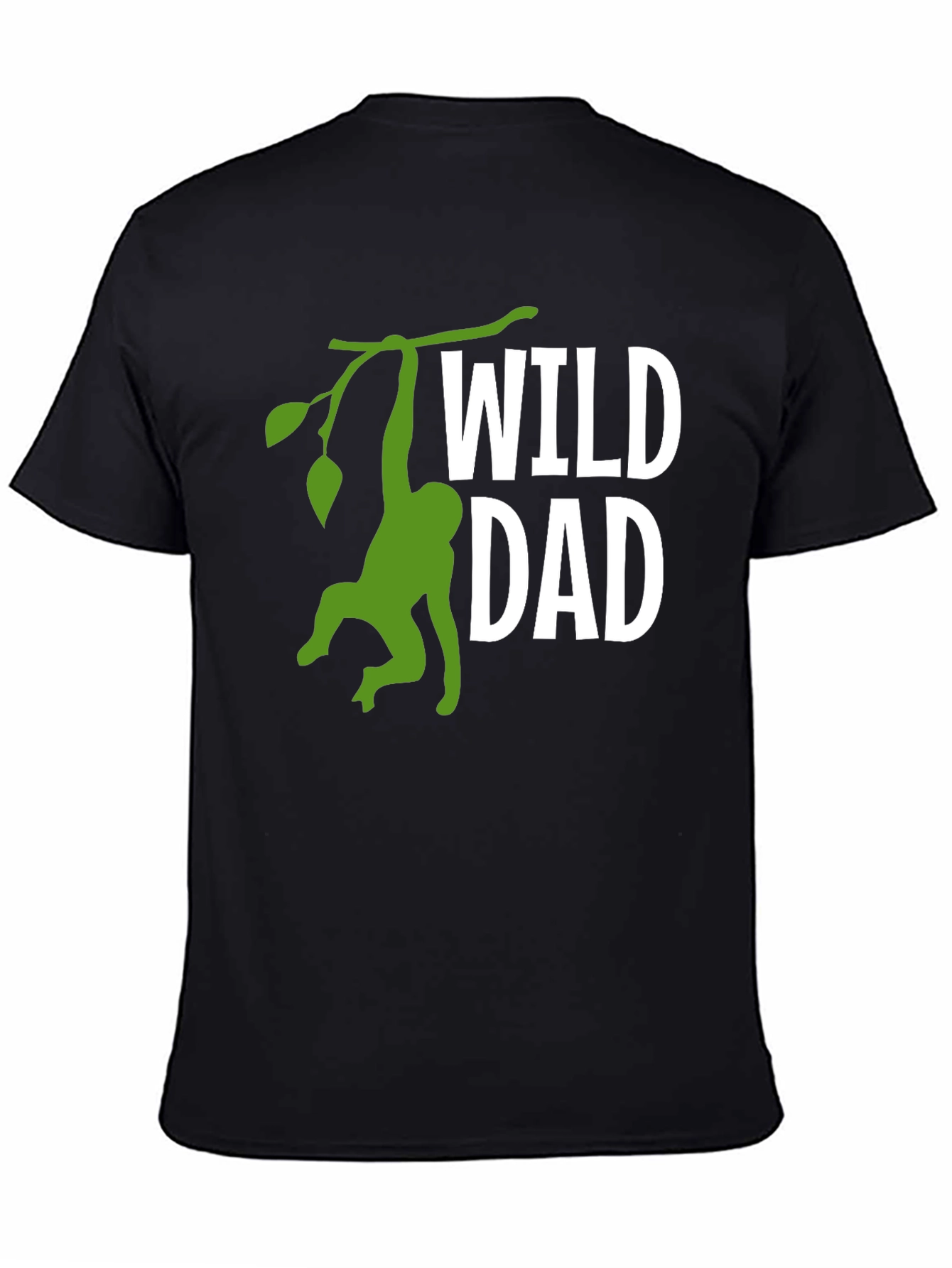 Wild Dad Monkey Graphic T-Shirt
