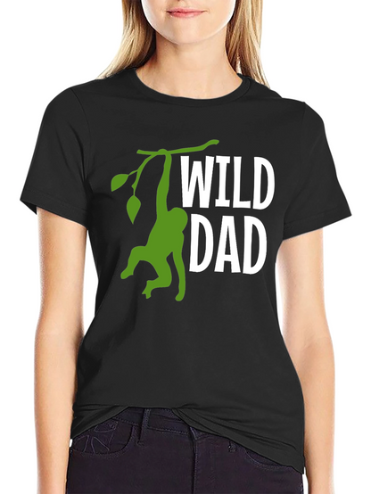 Wild Dad Monkey Graphic T-Shirt