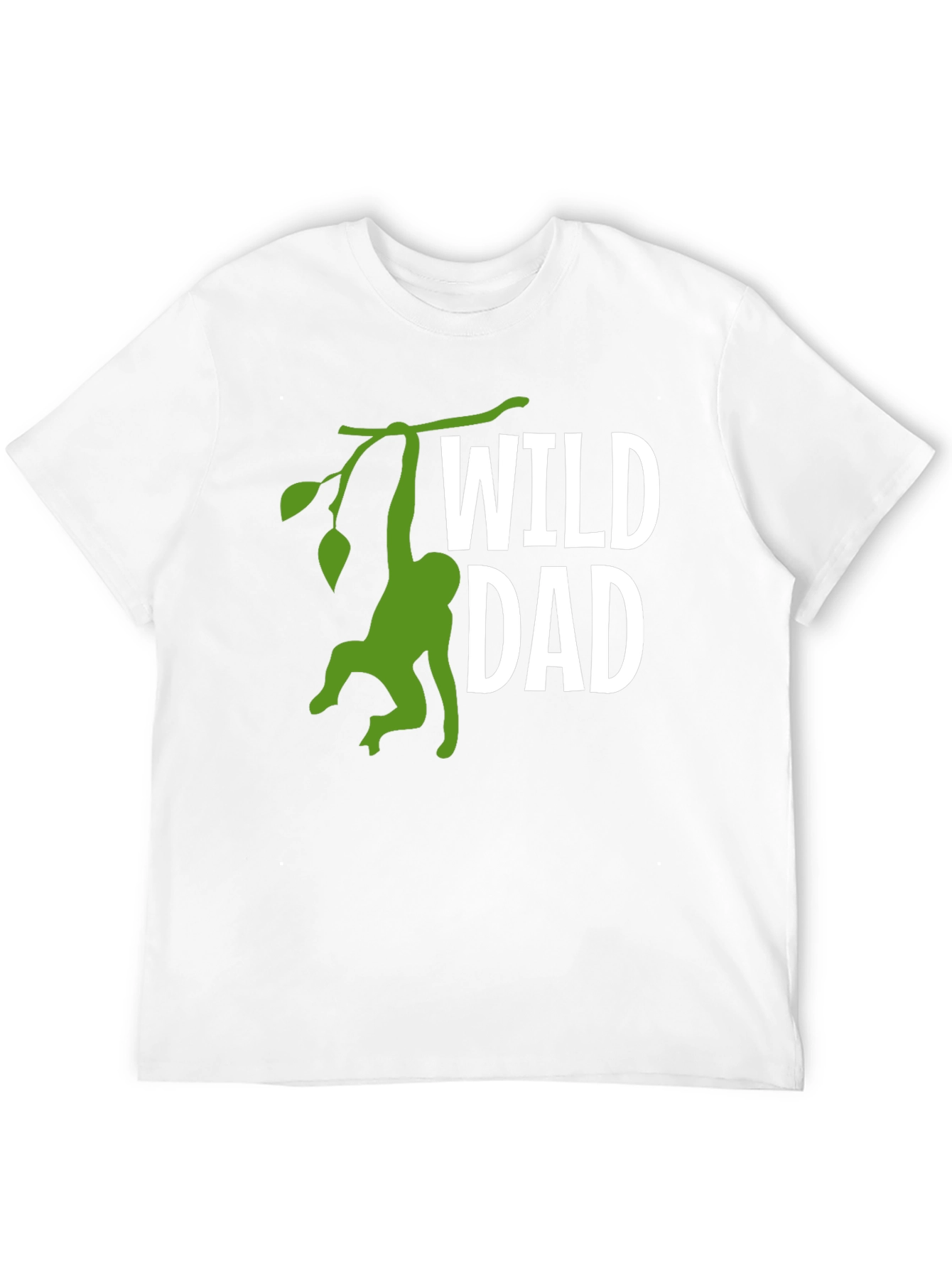 Wild Dad Monkey Graphic T-Shirt