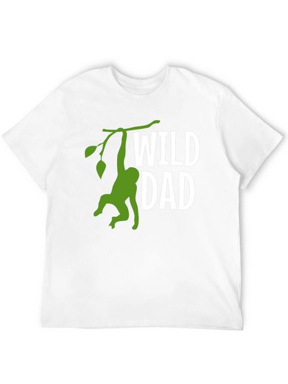 Wild Dad Monkey Graphic T-Shirt