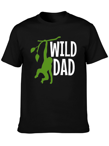 Wild Dad Monkey Graphic T-Shirt