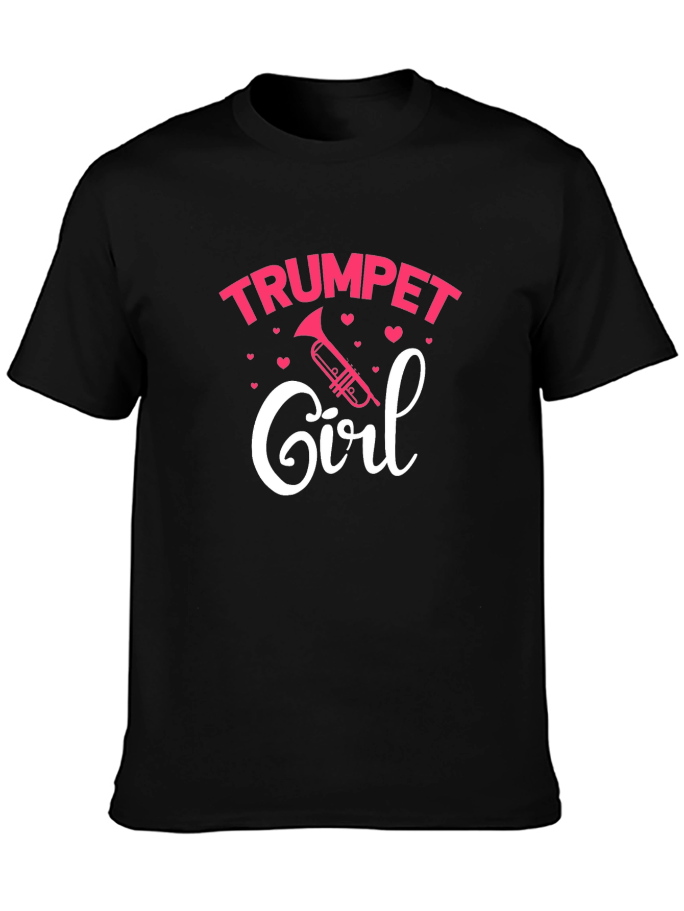 Trumpet Girl T-Shirt - Musical Gift for Women