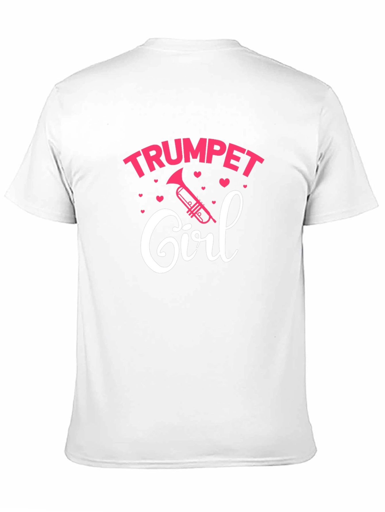 Trumpet Girl T-Shirt - Musical Gift for Women