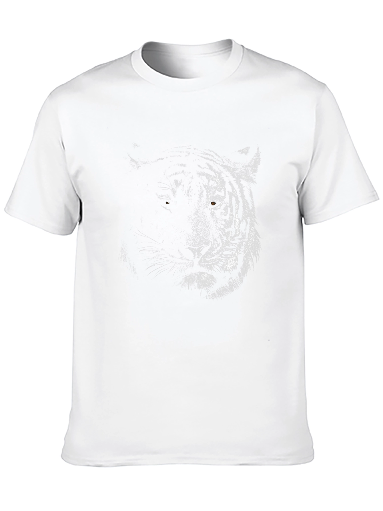 Tiger Graphic Print Black T-Shirt