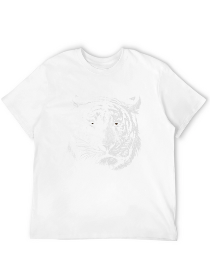 Tiger Graphic Print Black T-Shirt