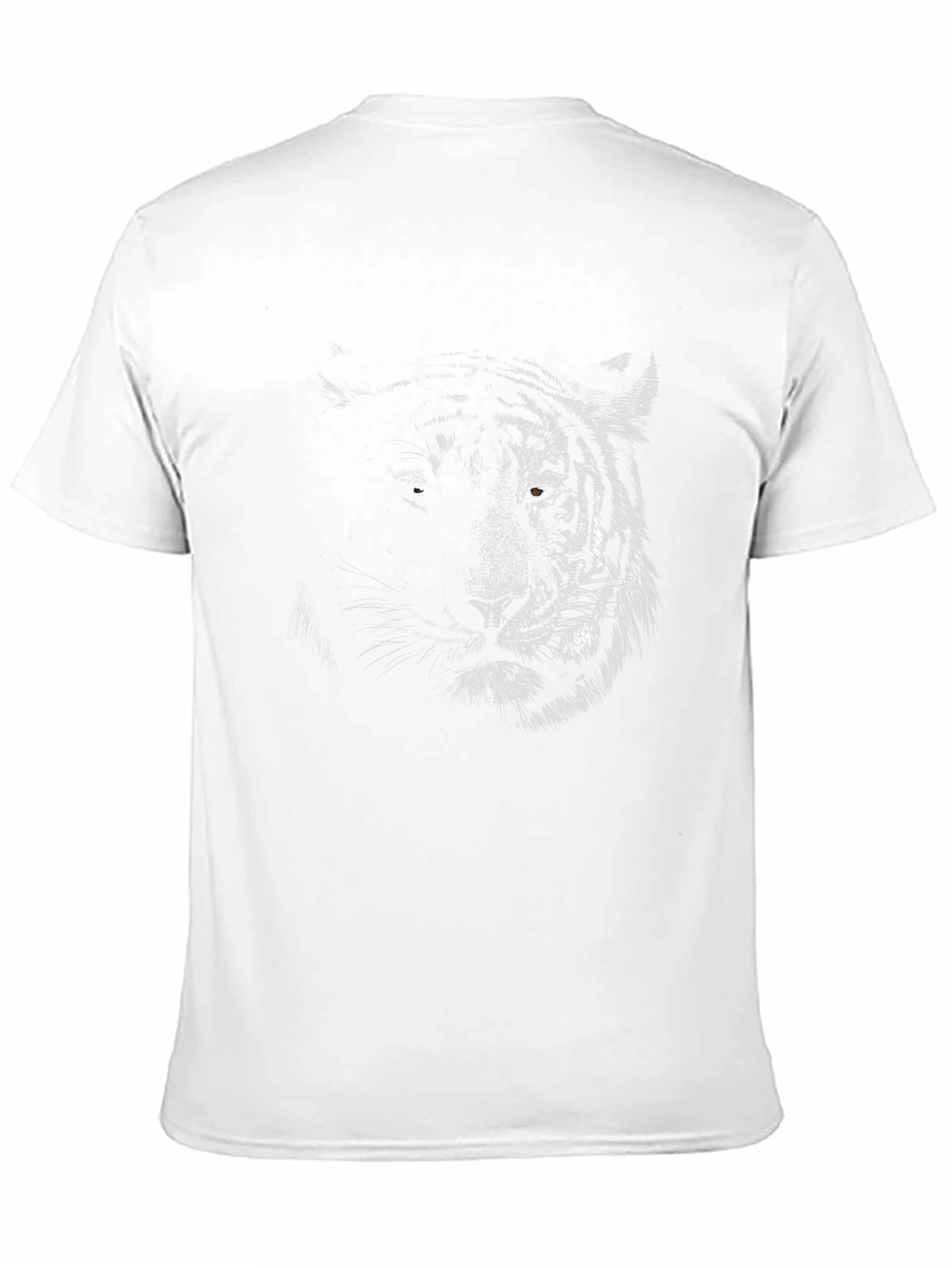 Tiger Graphic Print Black T-Shirt