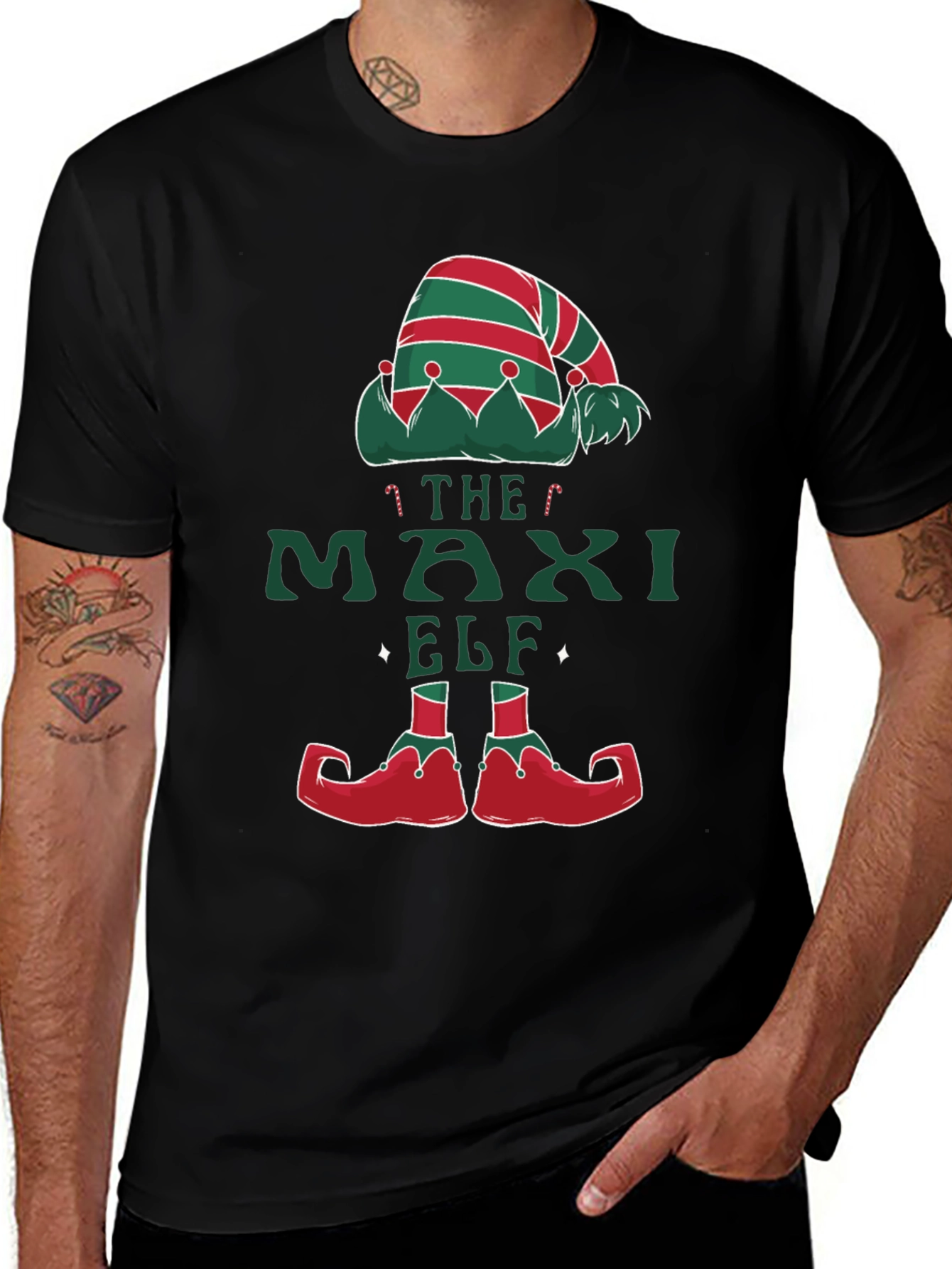 The Maxi Elf Christmas T-Shirt - Holiday Fun