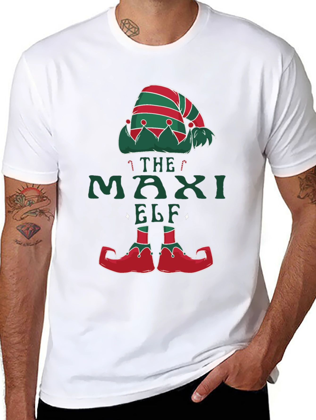 The Maxi Elf Christmas T-Shirt - Holiday Fun