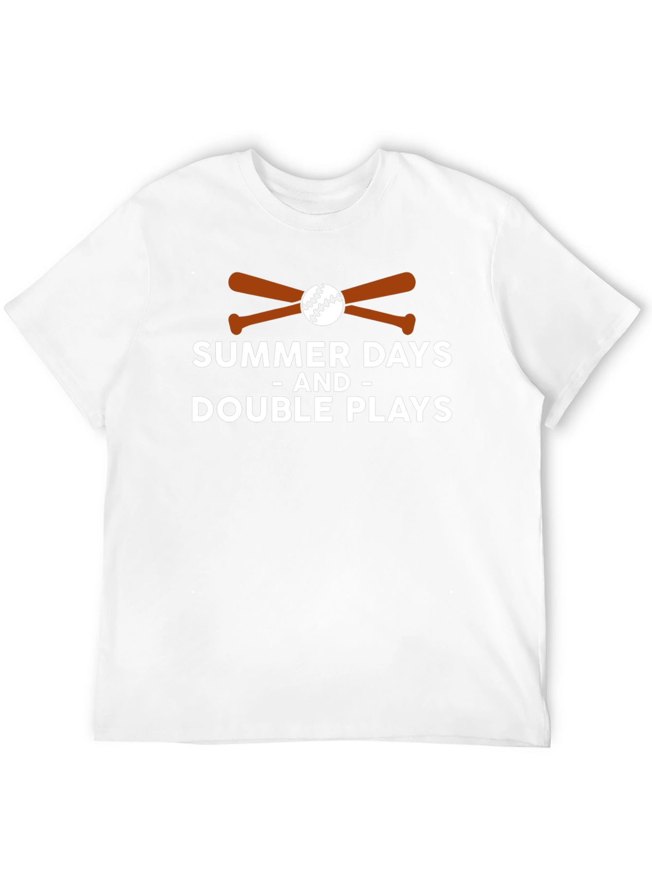Summer Days and Double Plays Baseball T-Shirt