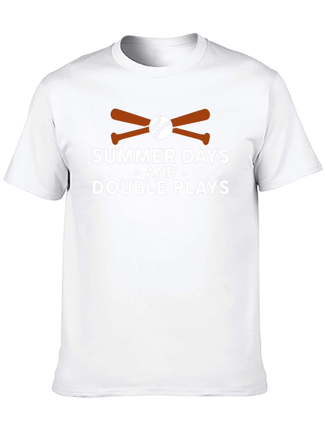 Summer Days and Double Plays Baseball T-Shirt