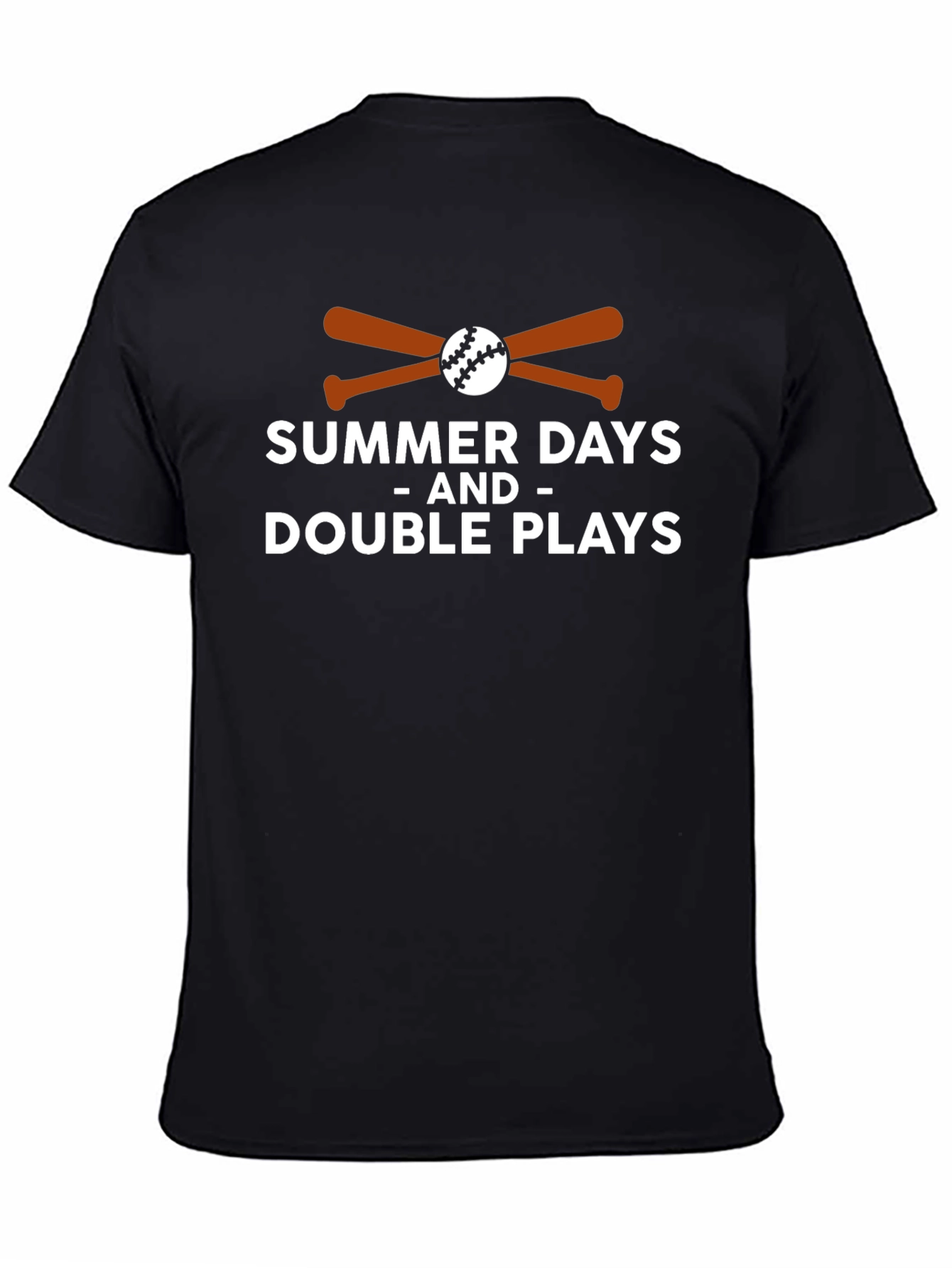 Summer Days and Double Plays Baseball T-Shirt