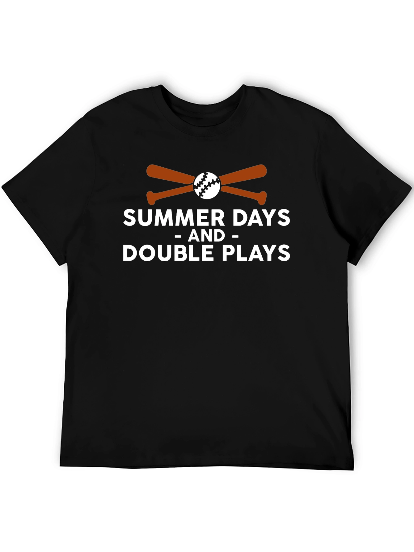 Summer Days and Double Plays Baseball T-Shirt