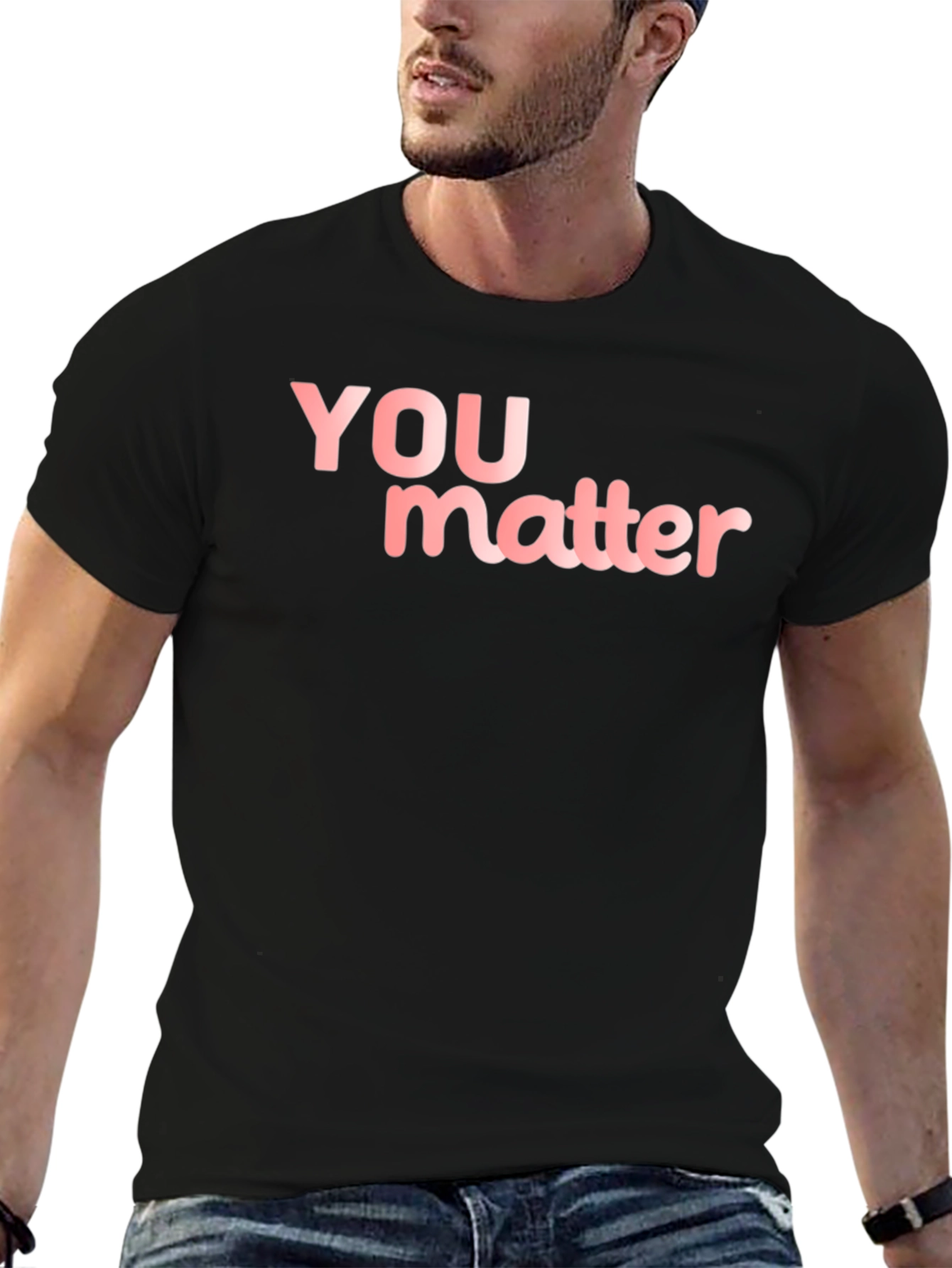 You Matter Black T-Shirt