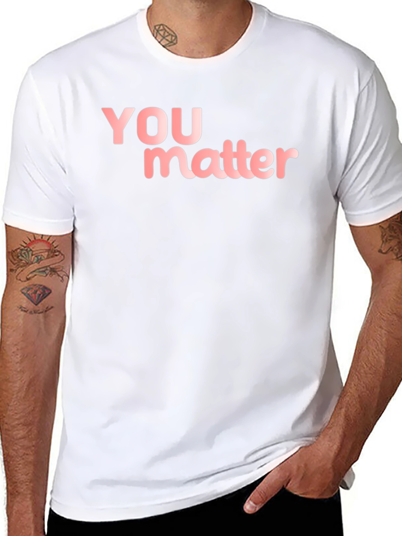 You Matter Black T-Shirt