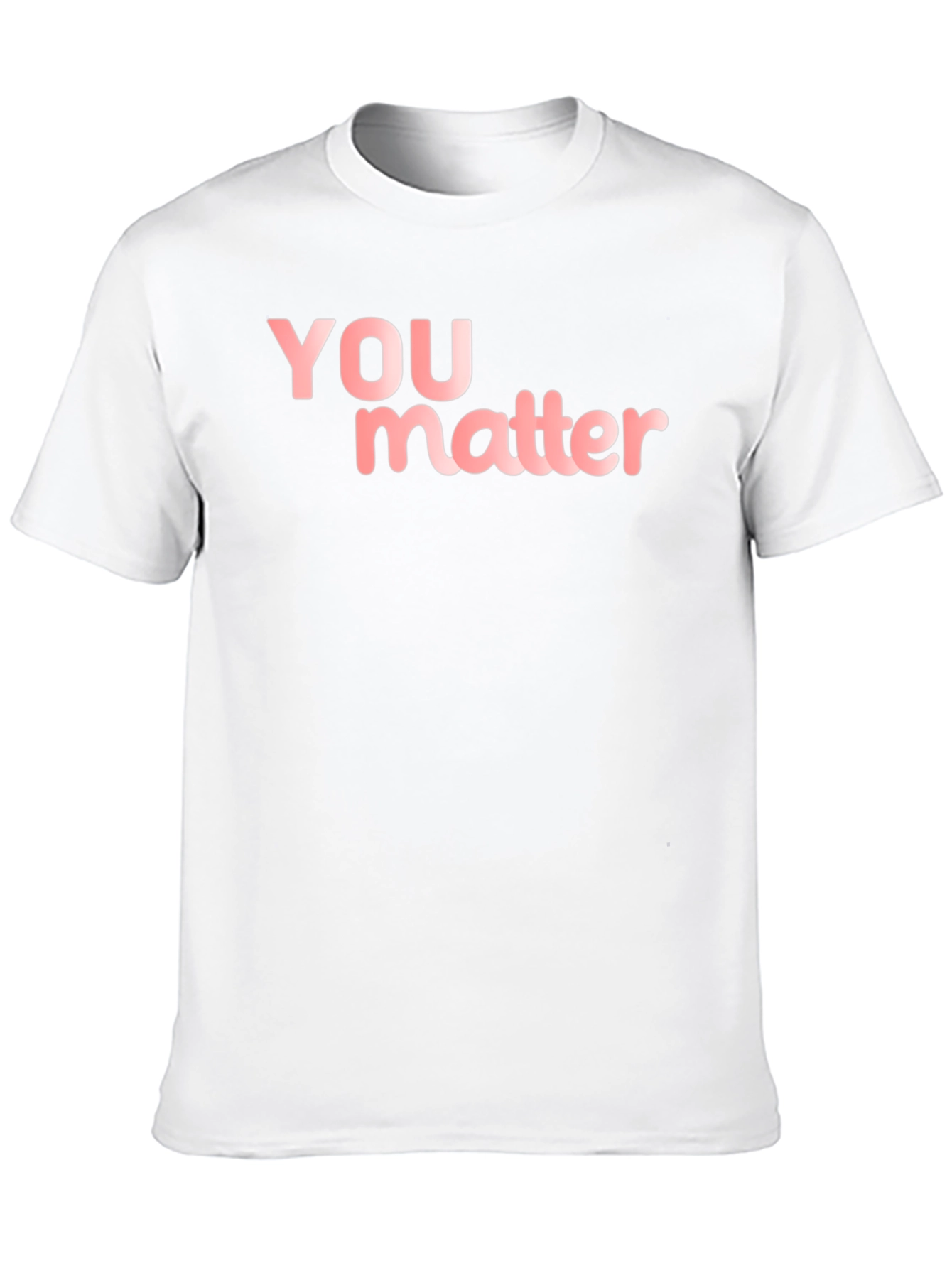 You Matter Black T-Shirt
