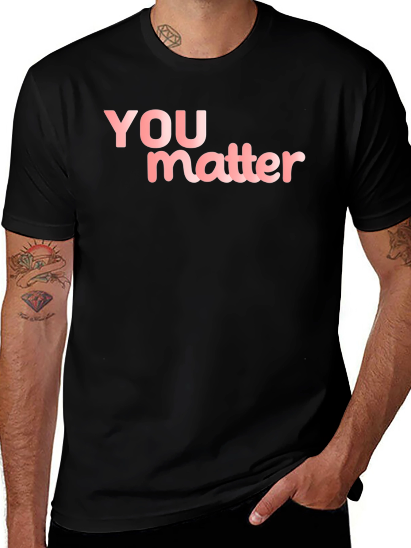 You Matter Black T-Shirt