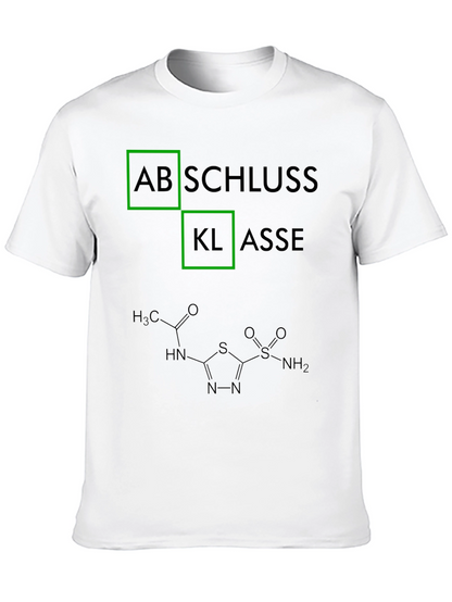 Abschlussklasse T-Shirt - Graduation Chemistry Design