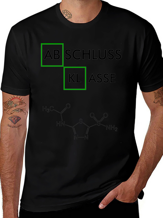 Abschlussklasse T-Shirt - Graduation Chemistry Design