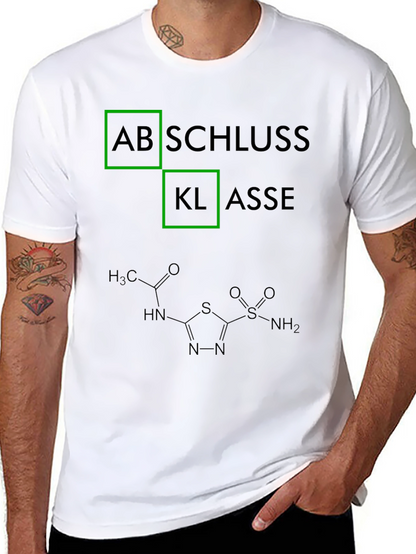 Abschlussklasse T-Shirt - Graduation Chemistry Design