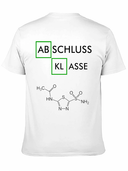 Abschlussklasse T-Shirt - Graduation Chemistry Design