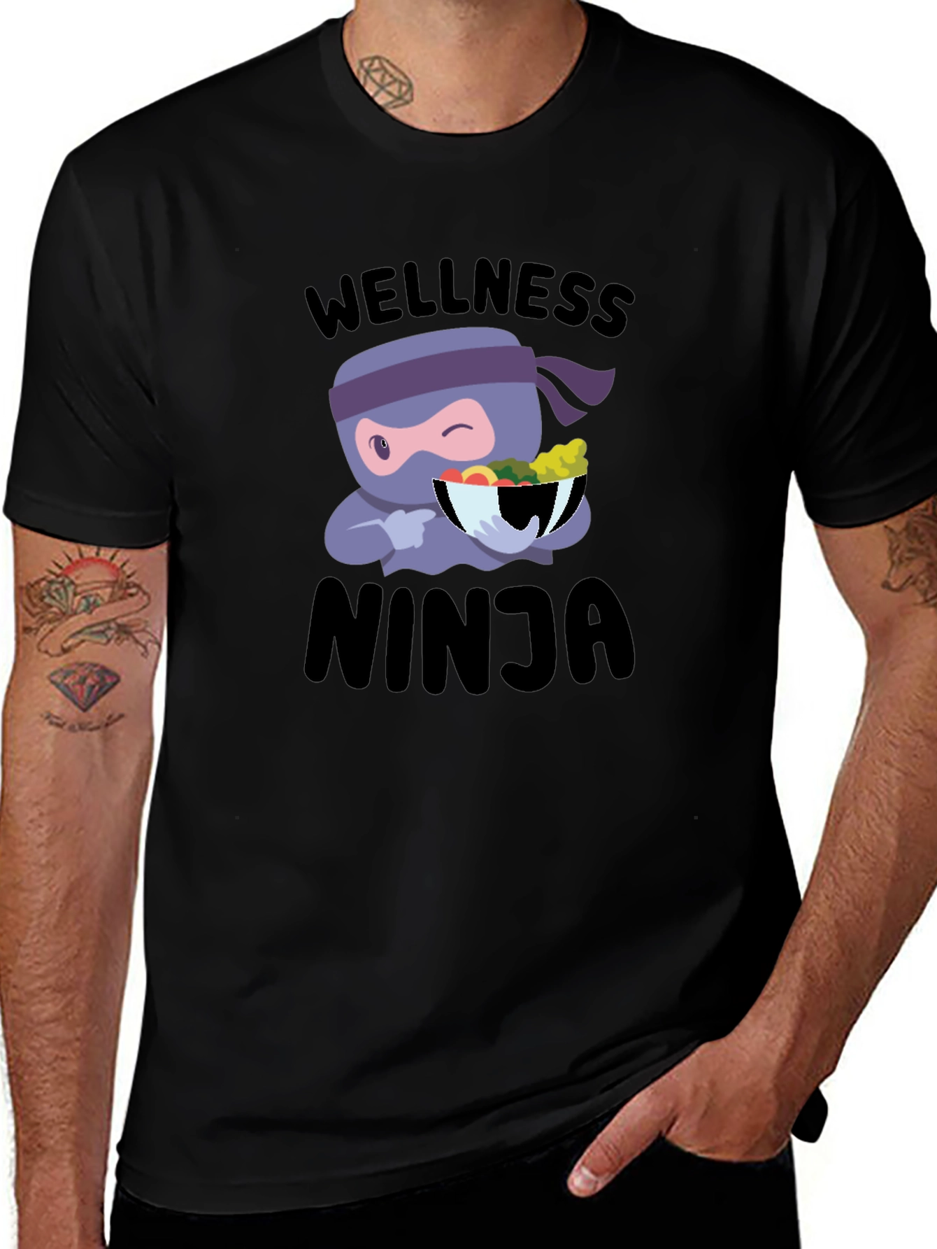 Wellness Ninja Black T-Shirt