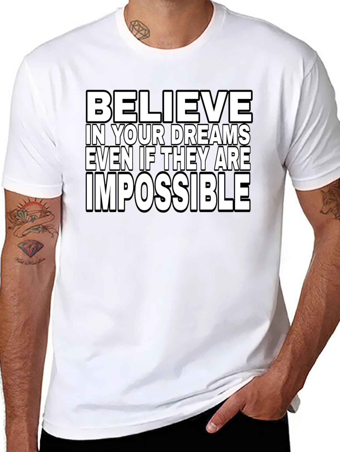 Believe in Your Dreams T-Shirt - Inspirational Graphic Tee