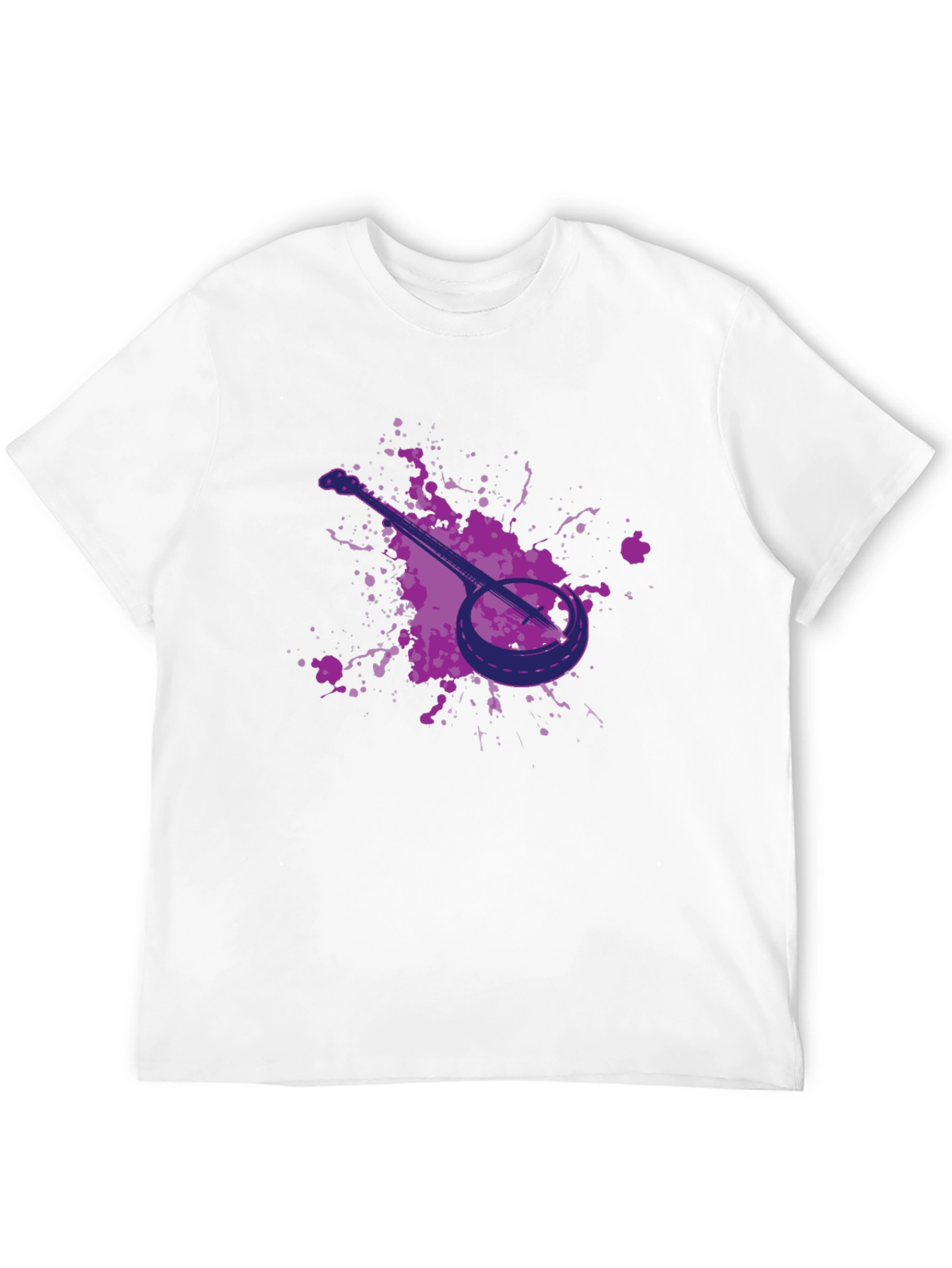 Banjo Graphic Tee - Black Cotton T-Shirt