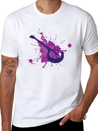 Banjo Graphic Tee - Black Cotton T-Shirt