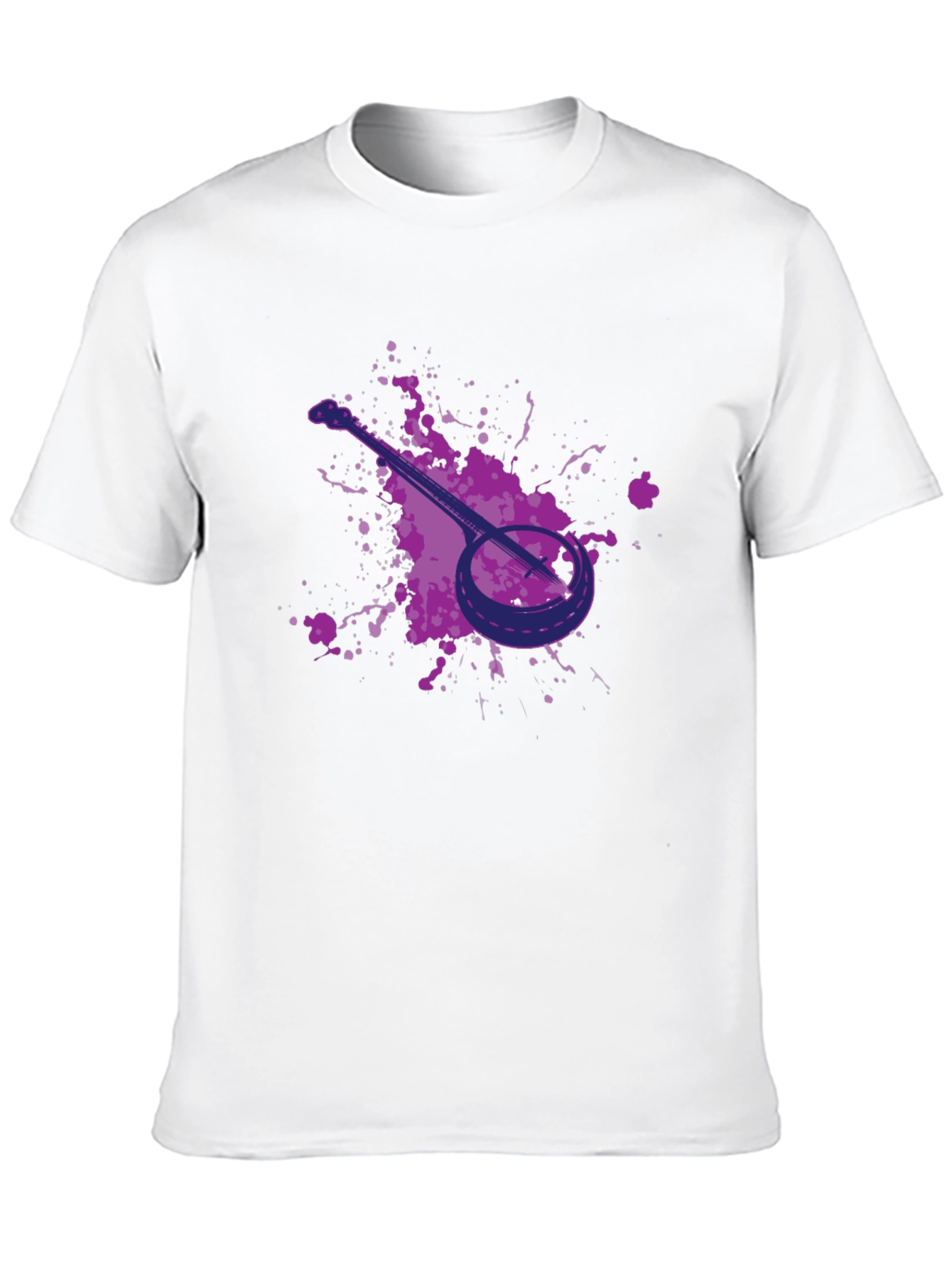 Banjo Graphic Tee - Black Cotton T-Shirt