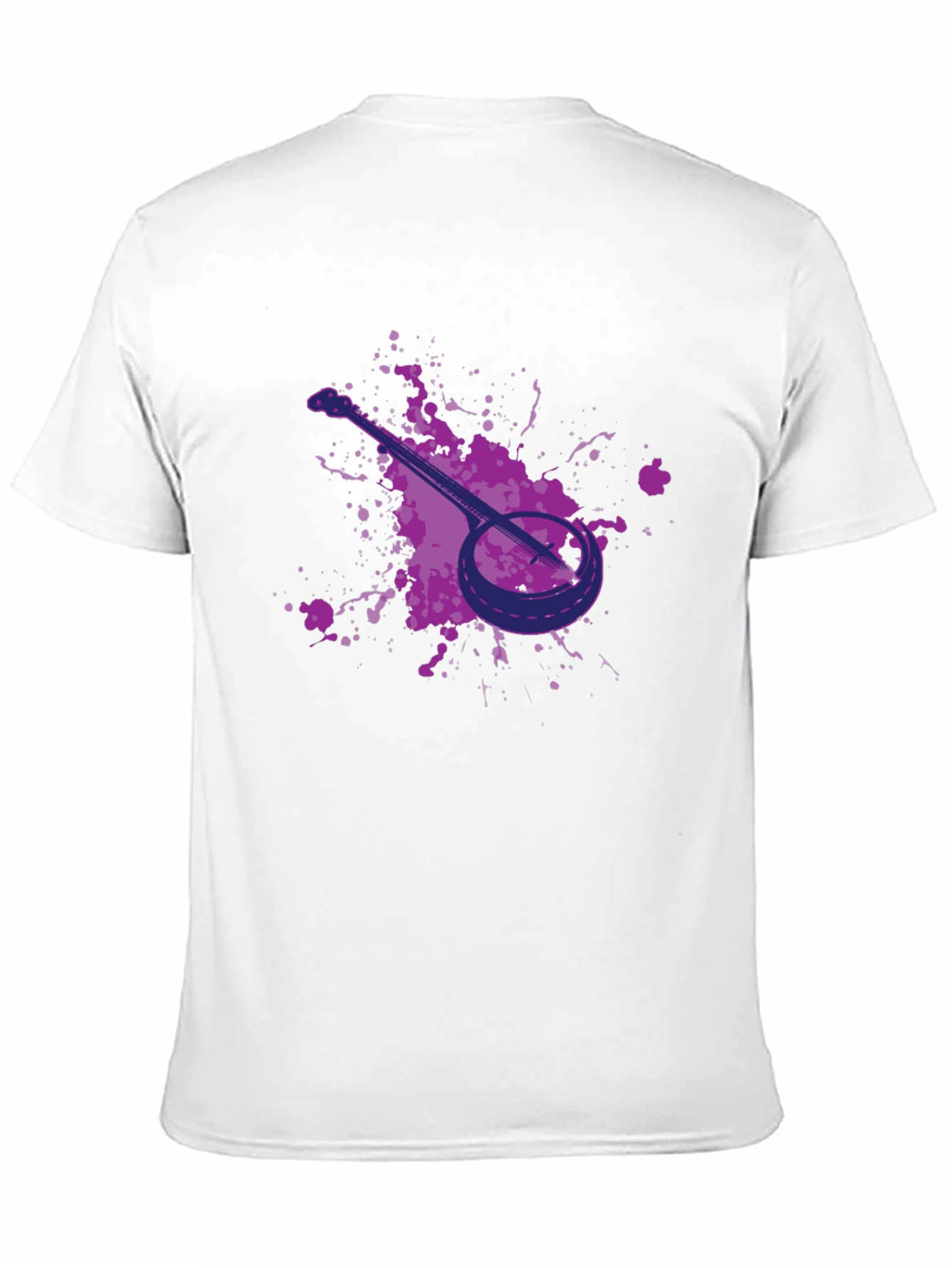 Banjo Graphic Tee - Black Cotton T-Shirt