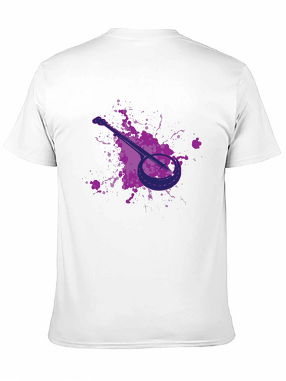 Banjo Graphic Tee - Black Cotton T-Shirt