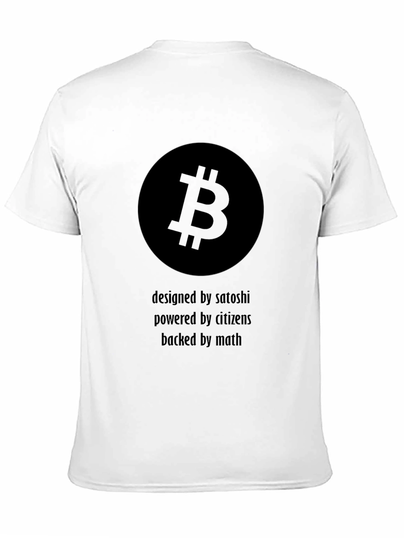 Bitcoin Crypto T-Shirt - Designed by Satoshi